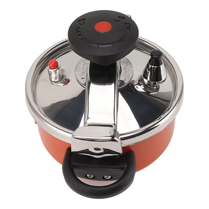 2L 2 Liter Stainless Steel Double Bottom Mini Pressure Cooker Canner For Gas Stoves Induction Stove Kitchenware Kitchen Supplies.