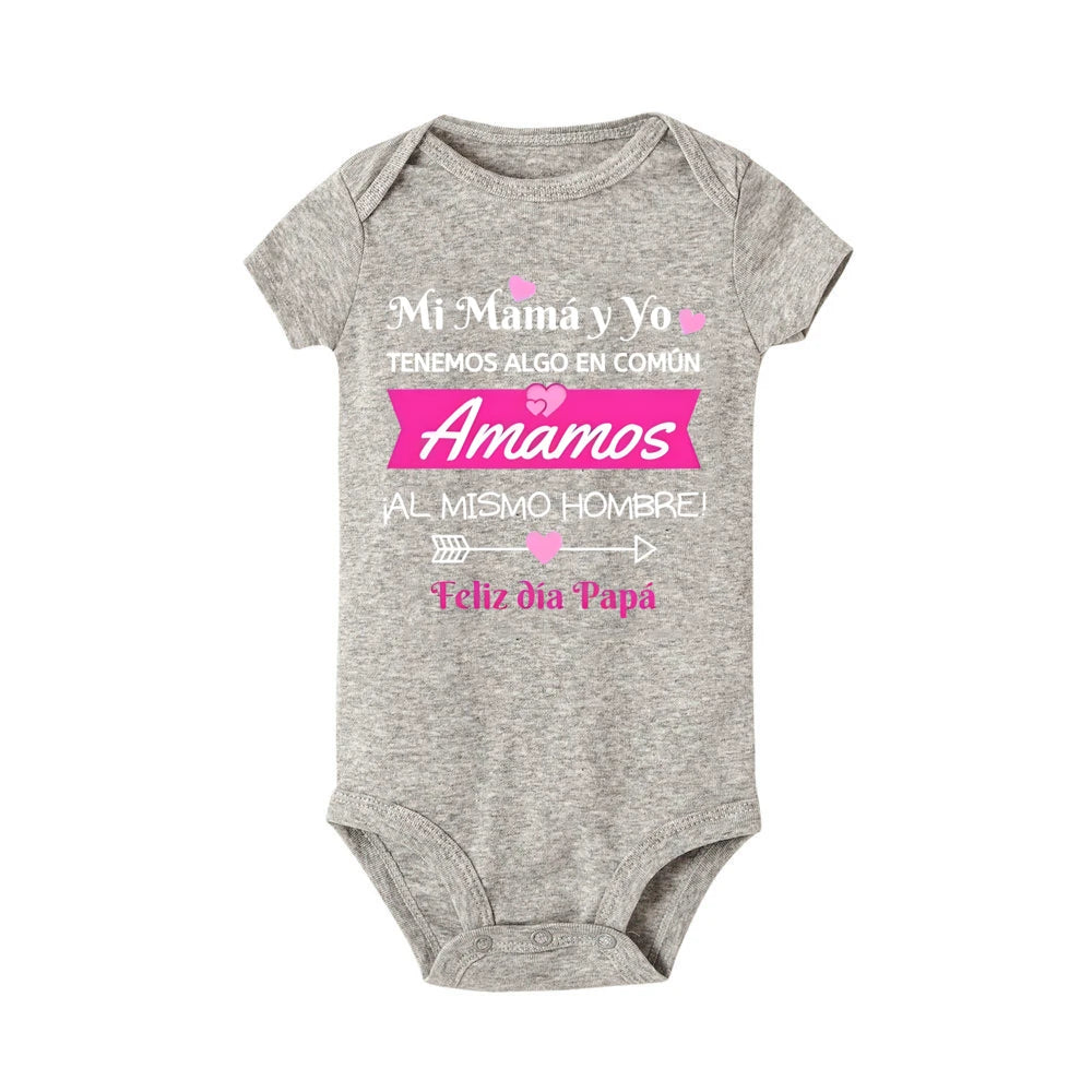 Alles Gute zum Vatertag Säuglingsspielanzug Vatertag Aufdruck Kurzarm Bodys Neugeborenes Mädchen Jungen Overall Festival Babykleidung.