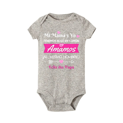 Alles Gute zum Vatertag Säuglingsspielanzug Vatertag Aufdruck Kurzarm Bodys Neugeborenes Mädchen Jungen Overall Festival Babykleidung.