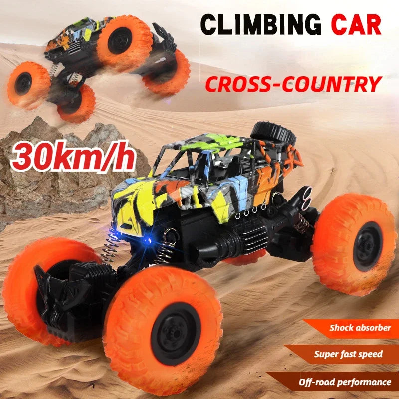 Children's toy car high-speed off-road vehicle outdoor toy off-road vehicle model inertia climbing stunt vehicle children's gift.