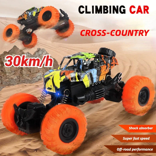 Children's toy car high-speed off-road vehicle outdoor toy off-road vehicle model inertia climbing stunt vehicle children's gift.