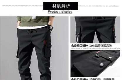 New Men Cargo Tactical Pants Work Combat Multi-pockets Casual Training Trousers Overalls Clothing Joggers Hiking Mens Cargo Pant.
