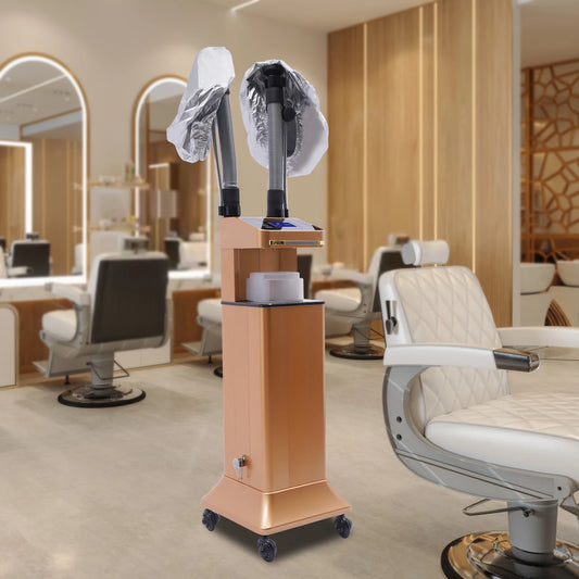 Nano Hair Steamer with Ozone Therapy & Adjustable Temperature (40-70°C)! Multi-Function Hair Care Device for Salon & Home Use