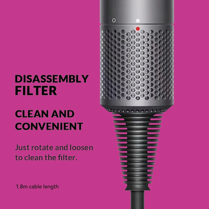 Diffuser Hairdryer Ionic Professional 5in1 Electric Hair Dryer Heat Leaf Blow Drier With Diffuser Ion Leafless Air Blower Woman