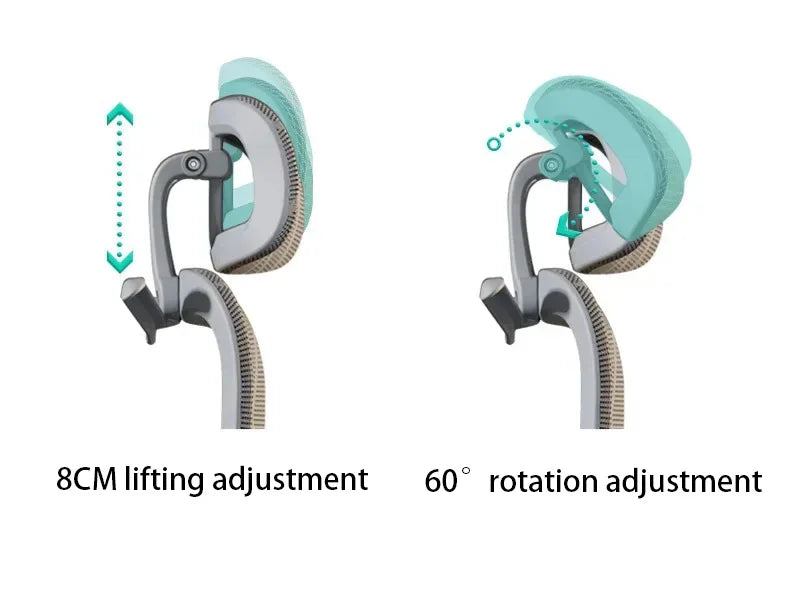 Verstellbare ergonomische Rückenlehne, Video-Gaming-Computerstuhl,
