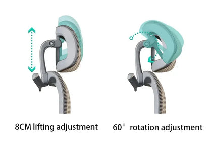 Verstellbare ergonomische Rückenlehne, Video-Gaming-Computerstuhl,