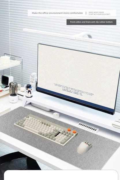 Cotton and Linen Rubber XXL Mouse Pad Gaming MousePad Large Desk Mat Gaming PC Desk Mat Keyboard Pad Computer Desk Pad.