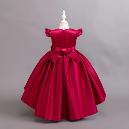 Performance Formelles Partykleid für Mädchen, Kinderkleidung, Paillettenkleider, aktive Kleider für Mädchen, Kinderkleidung, Schwarz, 3 bis 10 Jahre