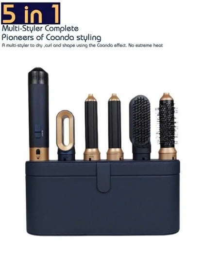 New Hair Dryer Multi Hair Styler 5 in1 Curling Iron Hair Straightener With Hair Brush Hairdryer For Hair Dryer Hair Multi Styler