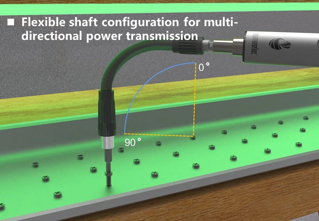 CreationSpace 3,6 V Mini-Elektroschrauber, wiederaufladbarer Schraubendreher-Set mit LED-Licht, 3 Drehmomenteinstellungen, CS0702A, CS701A