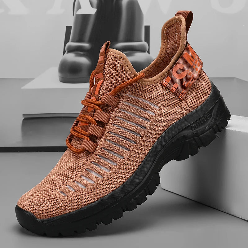 new Shoes for Man	Summer Walking Comfort Platform Sneakers Mesh Fashion Design Breathable Travel Training Jogging Shoes 36-46.
