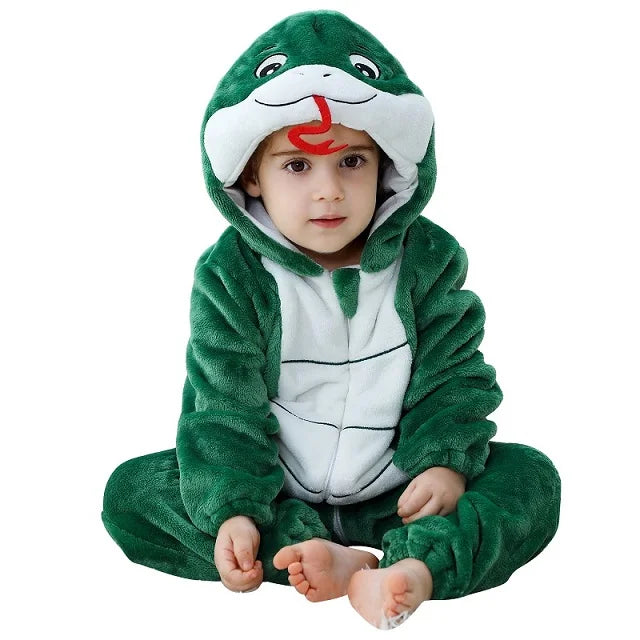MICHLEY Winter Baby Strampler Mit Kapuze Flanell Cosplay Kleinkind Infant Kleidung Insgesamt Bodys Overall Kostüm Für Kinder Mädchen Junge.