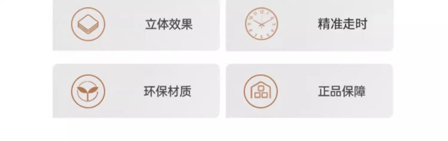 20-Zoll-Mode-Wanduhr, Esszimmer, Wohnzimmer, Mond, die Erde, Modellierung, LED-Licht, geräuschloses Uhrwerk, Schlafzimmeruhr, Wanddekoration