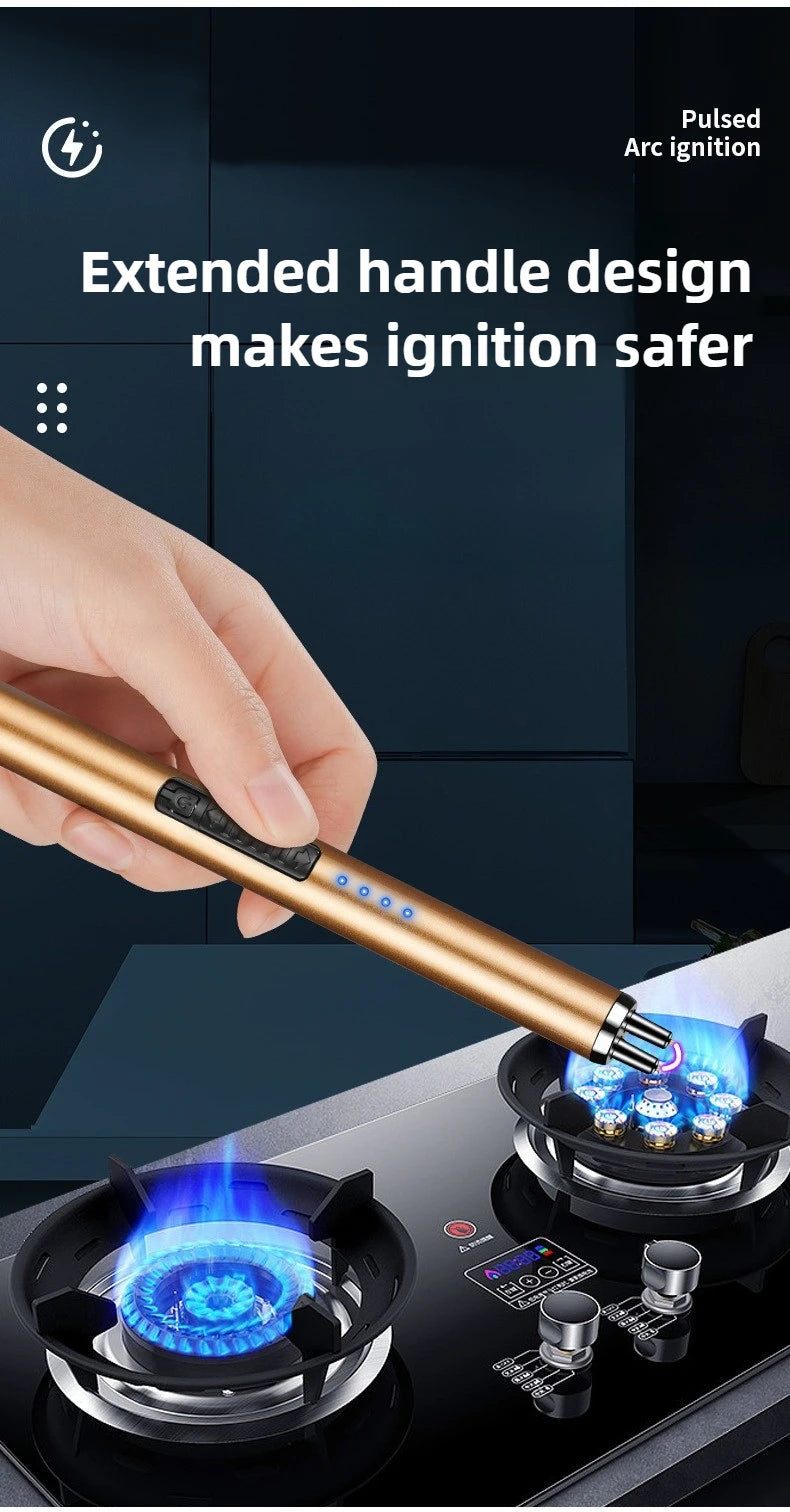 Aromatherapy Candle Extended Gas Stove Gas Electronic Charging Igniter, Household Ignition Gun Igniter Lighter.