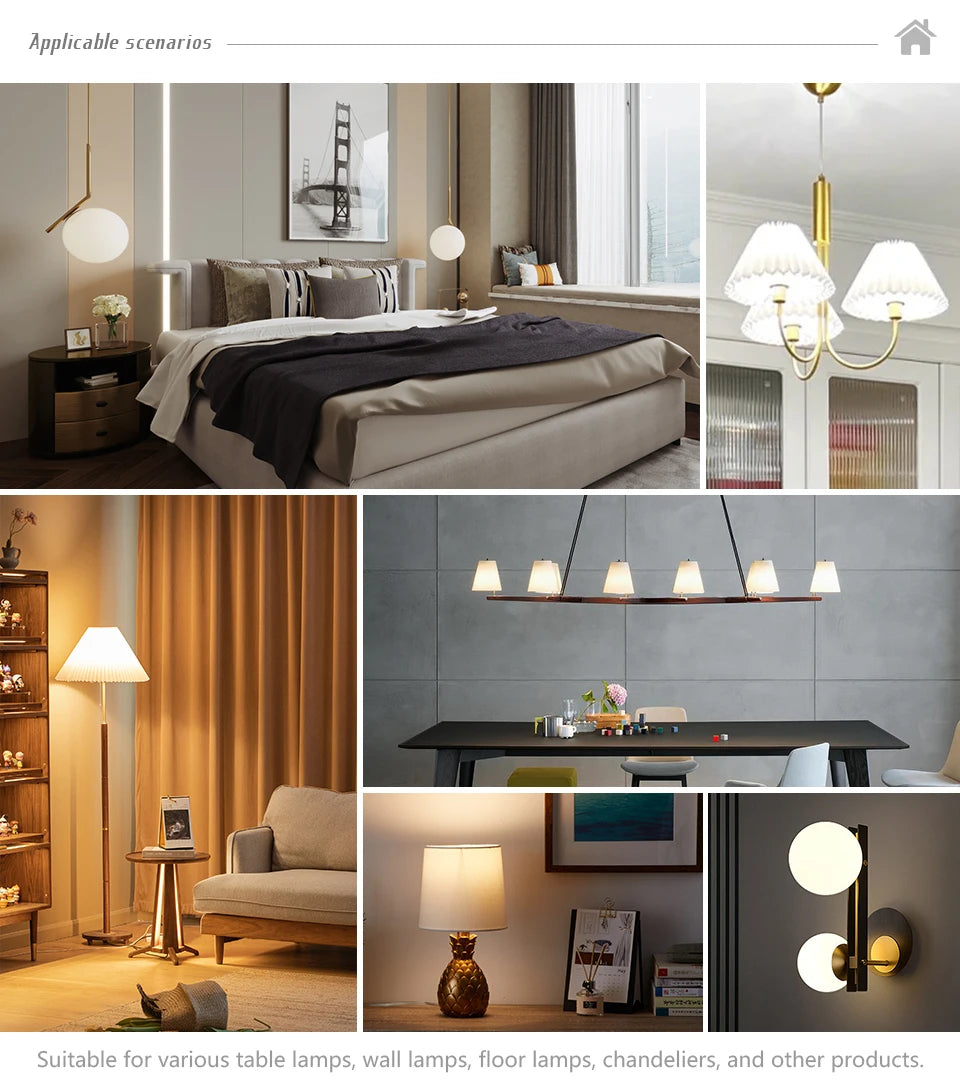 10PCS Corn Bulb Tube AC85-265V E27 E14 Screw 3/6/9/12/15W Easy To Assemble And Disassemble Suitable For Room Lighting.