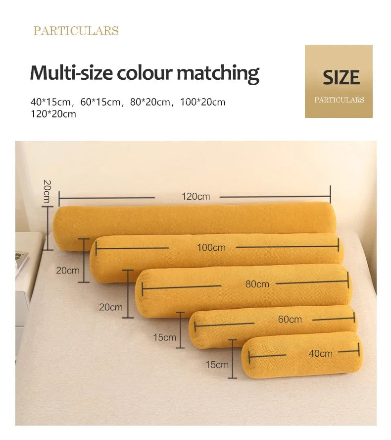 Body Pillow Pregnancy Pillows Chin Lumbar and Leg Support Stomach and Back Sleepers Adjustable Bendable Roll Pillow for Sleeping.