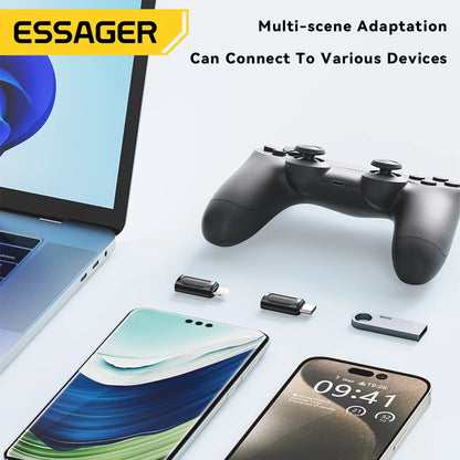 Essager Lighting To Type C OTG Adapter USB Type C To lighting PD 20W Fast Charging For iPhone 15 14 13 12 Pro Max ios Converter.