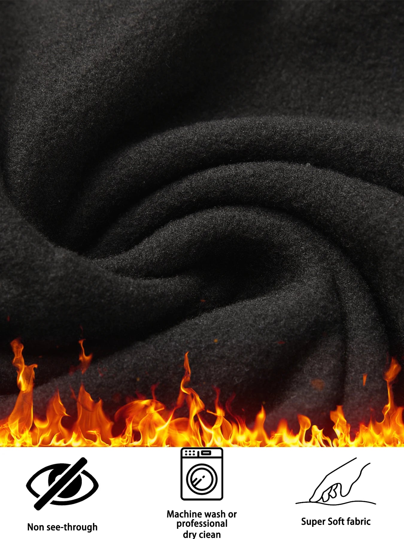 Womens Thermal Fleece Lined High Waisted with pockets Leggings, Workout Winter Warm Thick Tights Soft Yoga Running Pants.