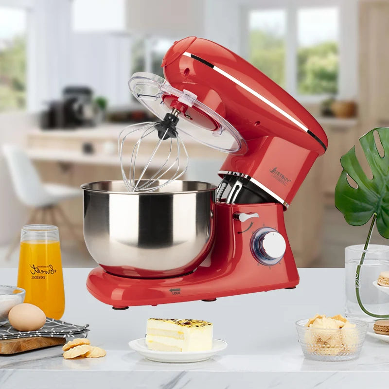 Kitchen Food Processor With Juicer Meat Grinder Chopper Stand Cream Egg Whisk Mixer  Blender Cake Dough Bread Maker Machine.