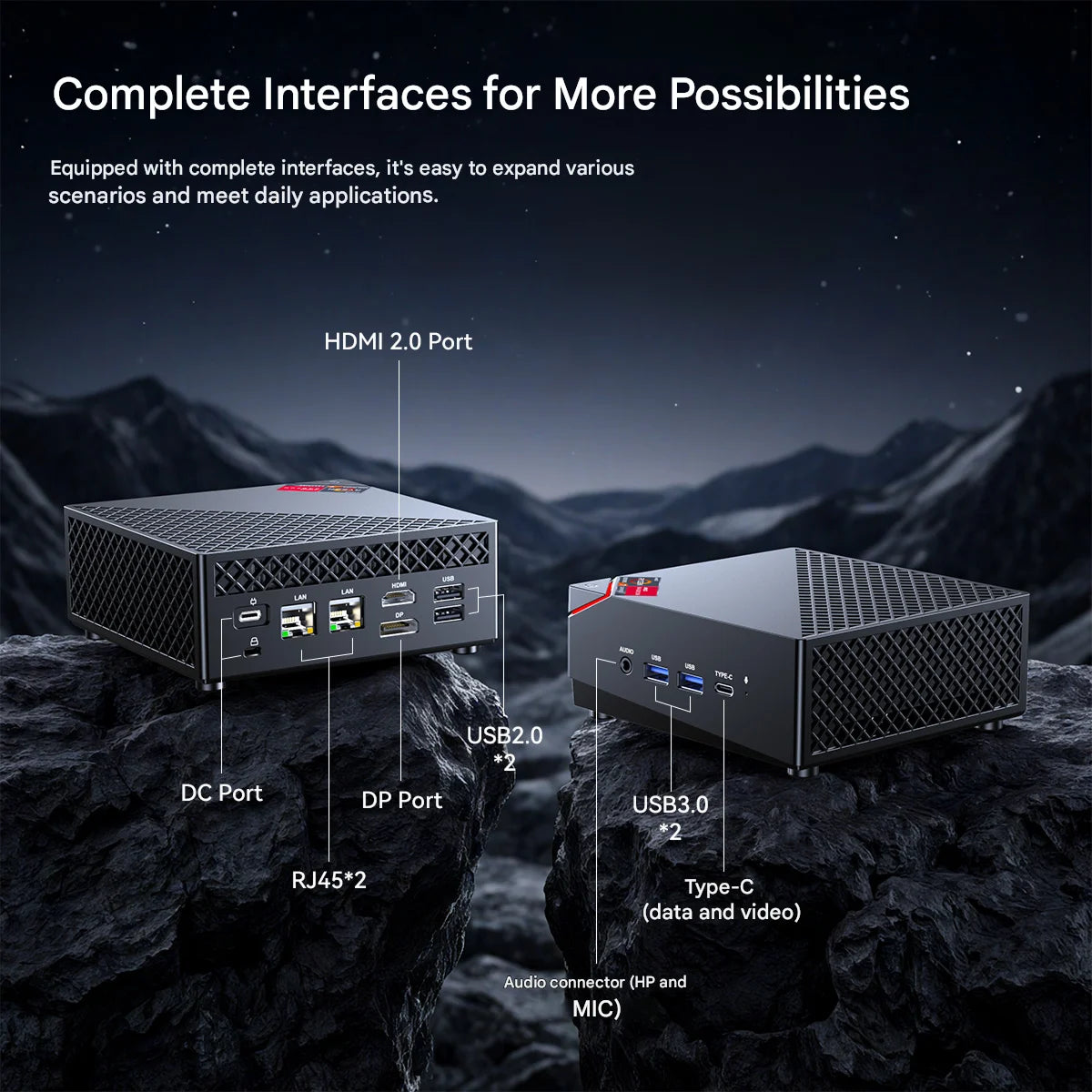 ACEMAGIC AM06Pro MINI PC AMD Ryzen 7 5825U 16/32GB RAM 512GB SSD Windows 11 Pro MINI Computer Wifi6 BT5.2 4K Triple Display.