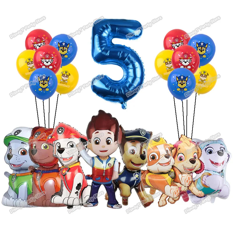 PAW Patrol Geburtstag Party Dekoration Neue Version Ballon Set Einweg Geschirr Kid Event Liefert Banner Hintergrund Geschenk