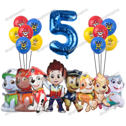 PAW Patrol Geburtstag Party Dekoration Neue Version Ballon Set Einweg Geschirr Kid Event Liefert Banner Hintergrund Geschenk