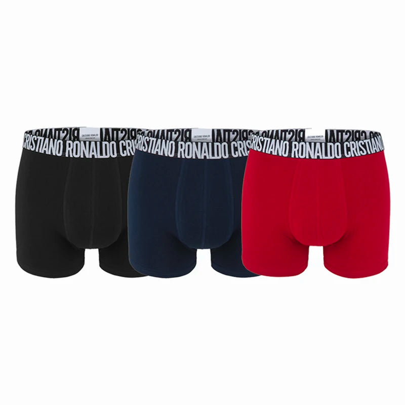CRIIS SEVEN 7 Boxershorts für Herren, Cristiano Ronaldo, Basic-Unterwäsche aus Baumwolle, Herren-Badehose, Turnhose, bequeme Unterhose