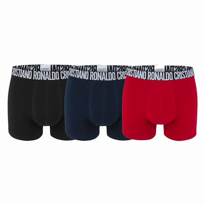 CRIIS SEVEN 7 Boxershorts für Herren, Cristiano Ronaldo, Basic-Unterwäsche aus Baumwolle, Herren-Badehose, Turnhose, bequeme Unterhose