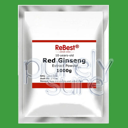 10 Years Customized Korean Red Ginseng Extract Powder.Out Pack Aluminum Foil Bag Radix Ginseng Powder for Global Distributors.