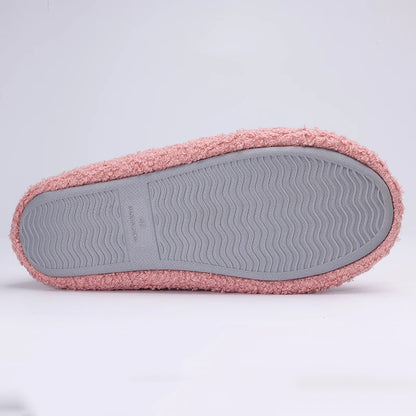 Litfun Soft Women Slippers Winter Warm Fashion Casual Slippers Outdoor Wear-resistant Rubber Sole Shoes Indoor Flat Women Shoes.