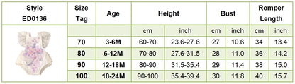 Sommer Baby Kleidung Kleinkind Junge Mädchen Floral Applikationen Body Kleinkind Kinder Rüschen Spitze Strampler Baby Einteiliges 0-24 monate.
