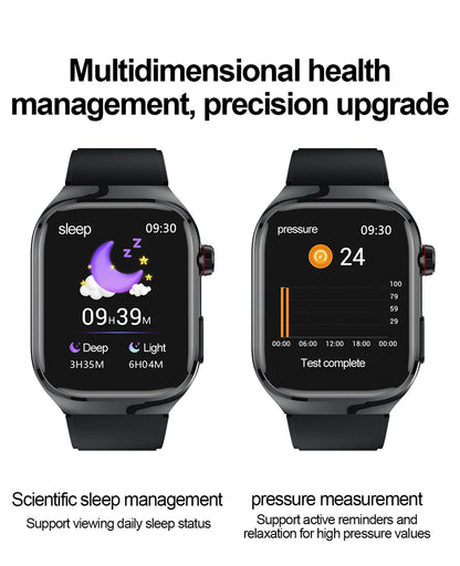 SmartWatch Voice Call Push reminder Physical examination Health Watch Blood Pressure UricAcid Blood Oxygen ECG Sport Smart watch