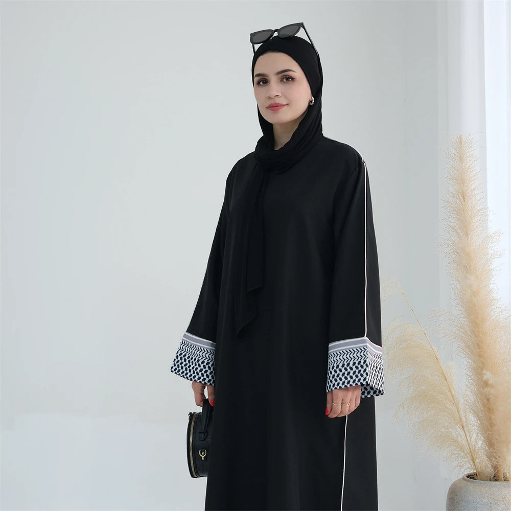 Ramadan Eid Plain Modest Abaya Dubai Muslim Islam Kaftan Dress Abayas For Women Kebaya Caftan Marocain Vestidos Robe Musulmane.