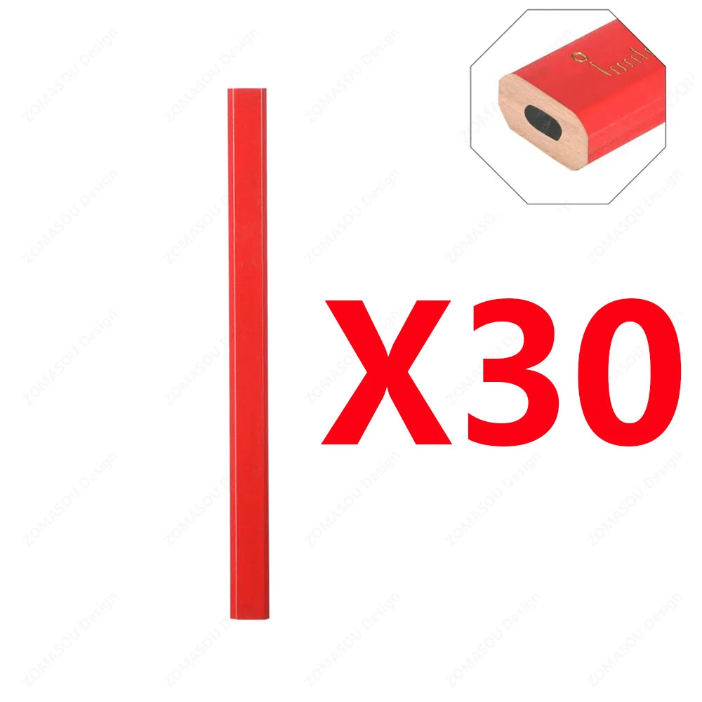 150–1 Stück robuste achteckige Hartschwarz-Schreinerbleistifte, Holzbearbeitungsstifte, speziell für die Markierung von Holzbeton.