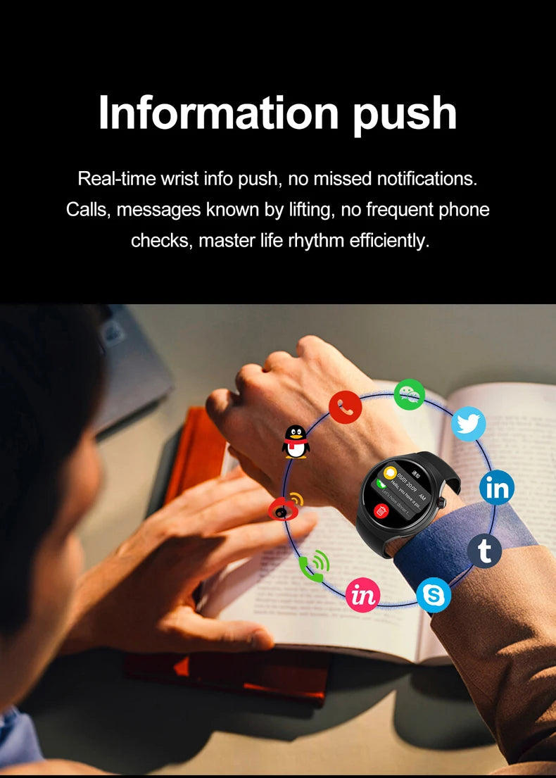 2025 New Watch 4 GT Series Smart Watch Men AMOLED Screen Heart Rate Health Monitoring Bluetooth Call Business Smartwatch Man.