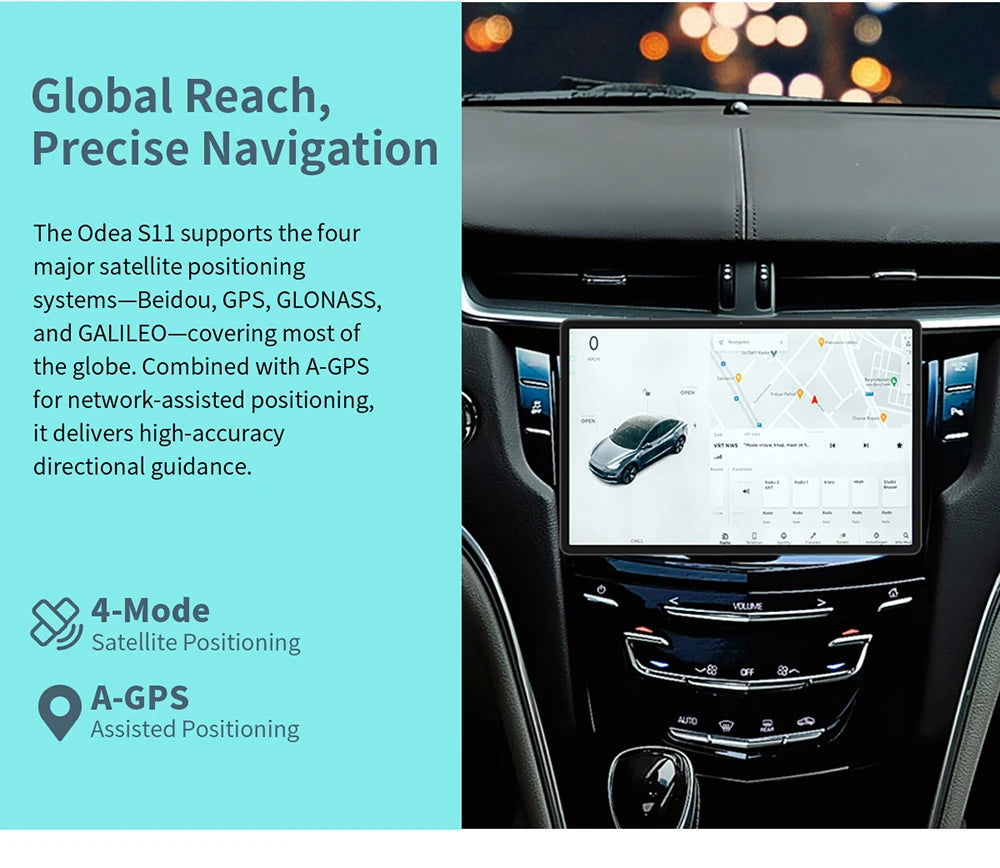 ODEA S11 Android 14 Tablet with 11" IPS 1920x1200 T606 8 Core CPU Max 16GB RAM 256GB ROM 4G LTE type C 8000mAh Widevine L1