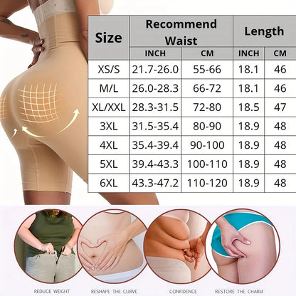 1Pcs Black Beige Fat Burning High Waist Underwear Body Shaping Underwear Unrolled Seamless Abdomen Control Shaping Pants.