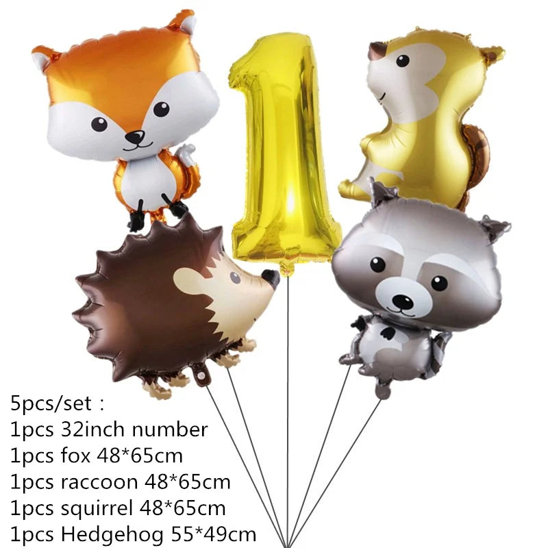 1–12 Monate Foto-Banner, Wald-Foto-Banner, alles Gute zum Geburtstag, Party-Dekoration, Babyparty, 1. Geburtstag, Junge, Mädchen, 12-Monats-Foto-Banner