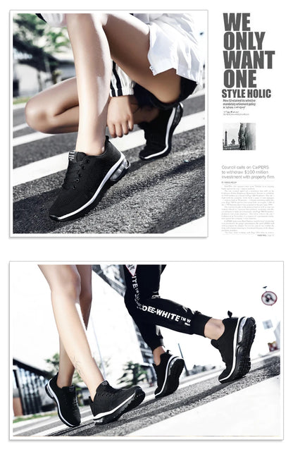 Men's and women's light casual sneakers Breathable mesh surface classic fashion lace-up walking and running shoes sneakers.