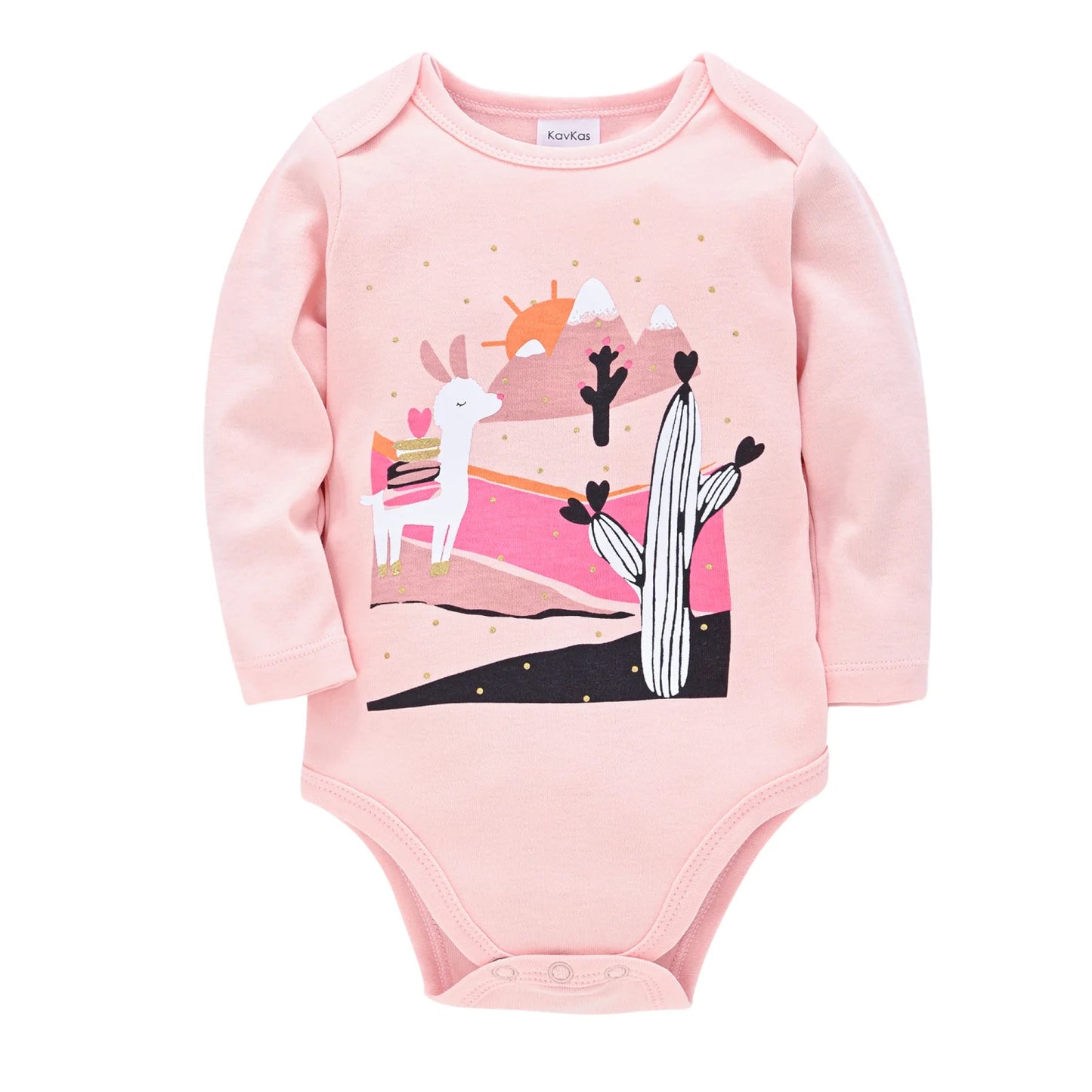 Kavkas Baby Mädchen Kleidung 100% Baumwolle Mädchen lRomper 0-12Months Neugeborenen Kostüm Cartoon Body Overall Für Bebe.