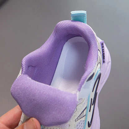 Autumn Children Sport Shoes Mesh Breathable Teenager Kid's Sneakers Boy's Girl's Running Shoes Trend Fashion Sport Shoes.