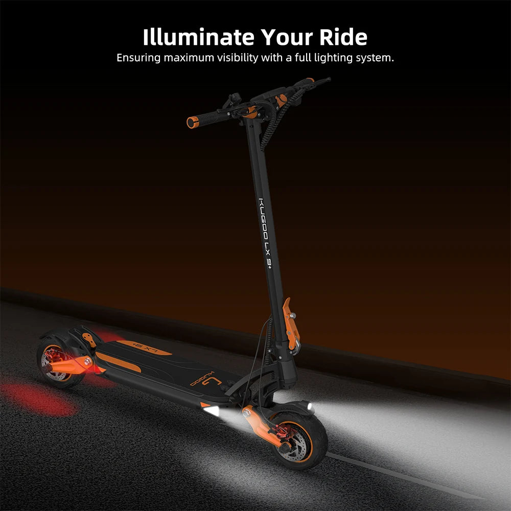 Aumom Electric Scooter, 800W 48V 15.6Ah Battery, 10 inch Tires, 45 km/h Max Speed, 70km Range, Disc Brakes, NFC & Passcode Lock.