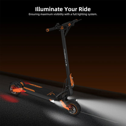 Aumom Electric Scooter, 800W 48V 15.6Ah Battery, 10 inch Tires, 45 km/h Max Speed, 70km Range, Disc Brakes, NFC & Passcode Lock.