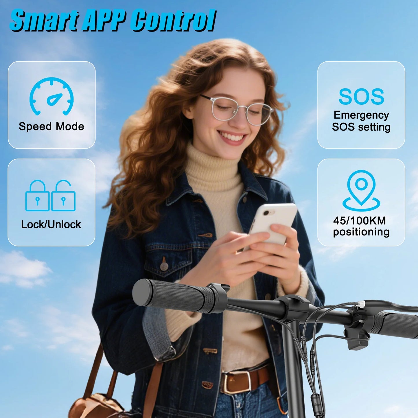 AOVOPRO EB1/EB1 PLUS 500W Electric Scooter 54.6V10.4Ah/22.5Ah Large Capacity Battery 45/100KM Long Range 35km/h 14Inch EScooter.