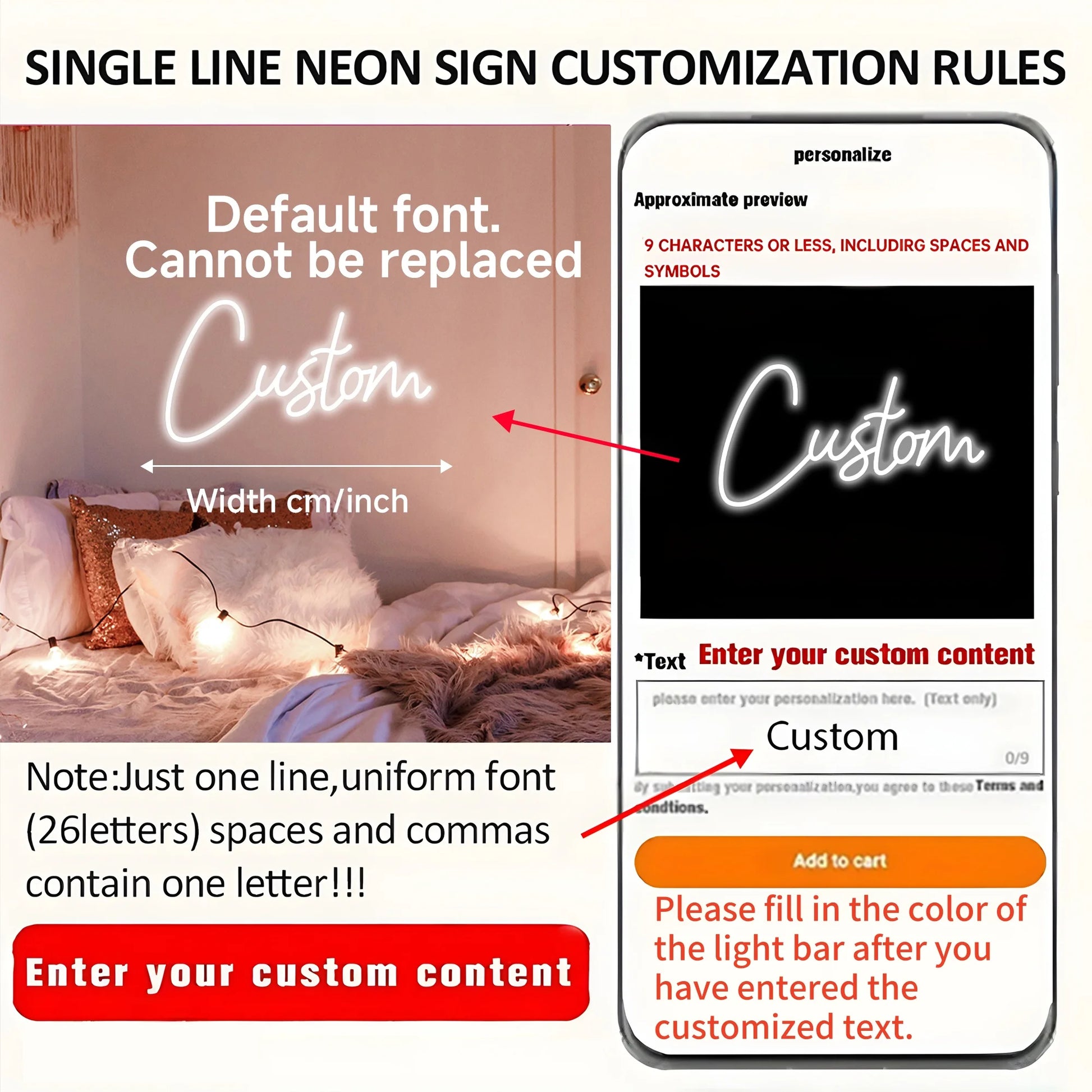 Benutzerdefinierte Neon Zeichen LED Vorname Licht Kinder Name Neon personalisierte Zeichen Teenager Zimmer Dekor Neon Led Lampe für Schlafzimmer Wand Dekor.