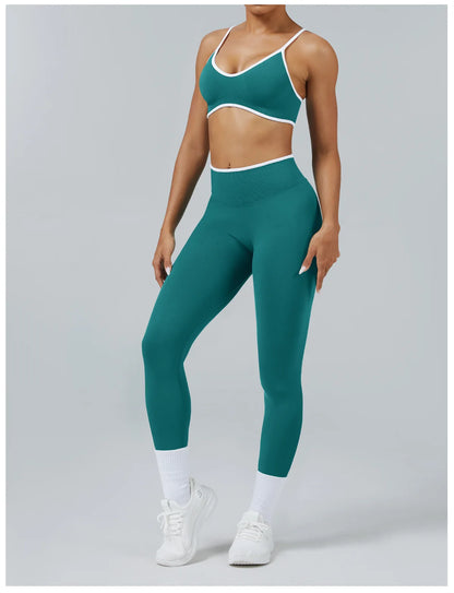 VEQKING Hip Lift Women Yoga Pants Seamless Ignite Sultpt Sports Leggings Scrunch Butt Gym Fitness Tights Elastic Workout Pants.