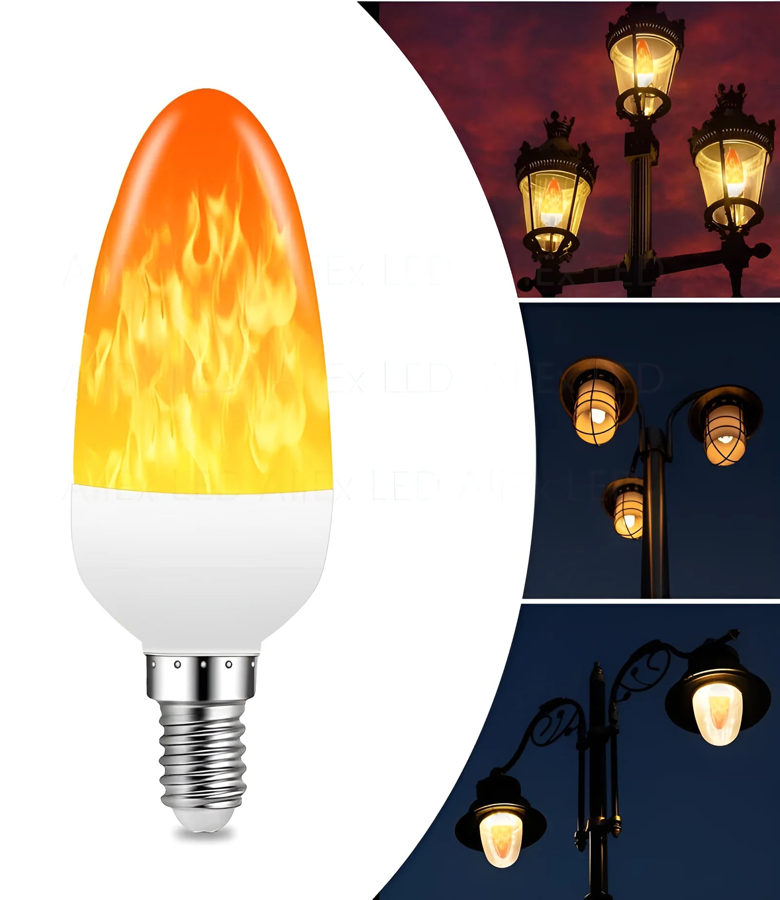 USB LED E27 Flamme Glühbirne Feuer E14 lampe Mais Birne Flackern LED Licht Dynamische Flamme Wirkung 3W 5W 7W 9W 110V-220v für Home Beleuchtung.