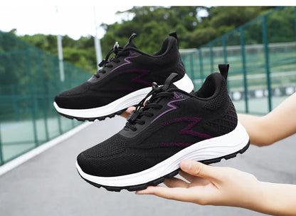 2025 Spring Women's Casual Sports Shoes Breathable and Comfortable Outdoor High Quality Single Shoes Trendy Women's Shoes