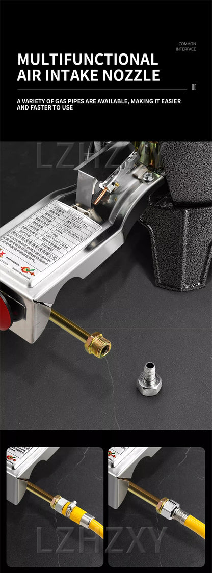 Low-pressure Fierce Fire Gas Stove Commercial Single-hole Liquefied Gas Burner for Hotel Restaurant Energy-saving Gas Cooktop.