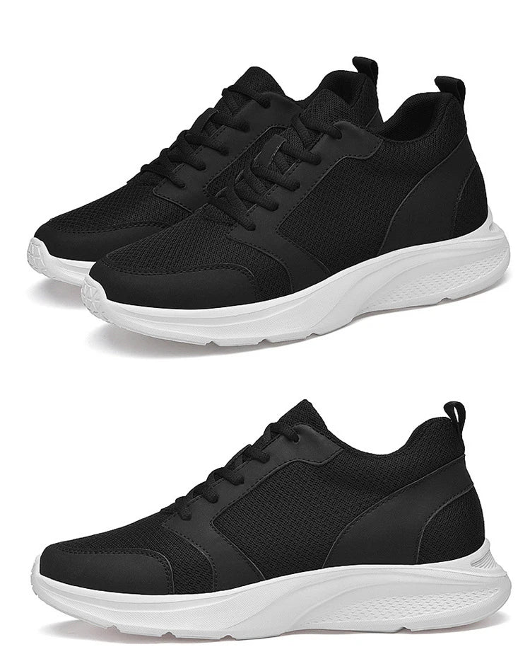Men Elevator Shoes Height Increase Sneakers Shoes for Men 10cm Sports Casual Shoes Invisible Inner Heightening Shoes for Men 8cm